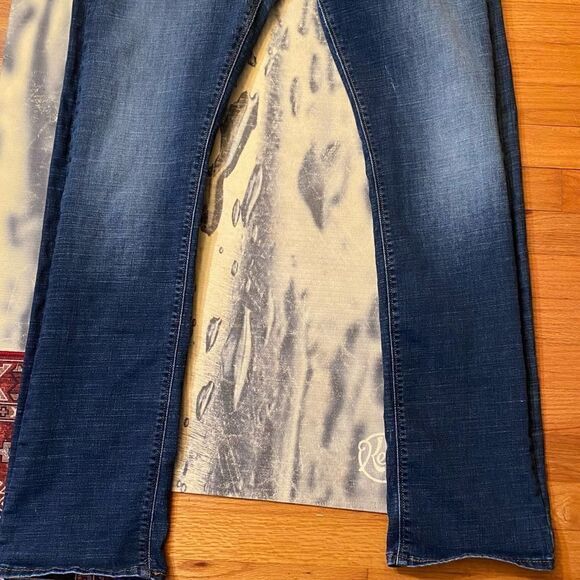 Levi’s Denizen Slim Straight Fit Blue Jeans size 36x34see pics re measurements - Picture 13 of 14